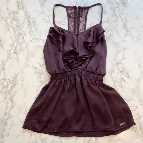 GUESS Sleeveless Terri Top Purple Size XS - Picture 2 of 8